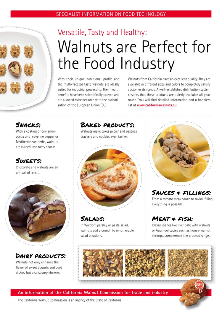 Fact Sheet on California Walnuts