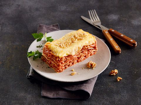 Lasagne mit Walnüssen à la Chorizo