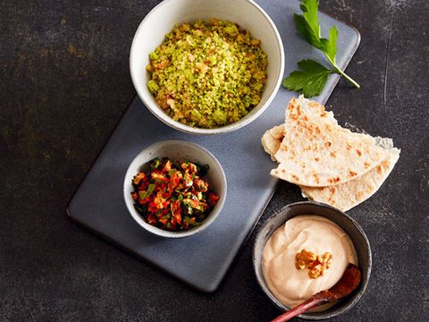 Walnut Couscous with Garden Parsley