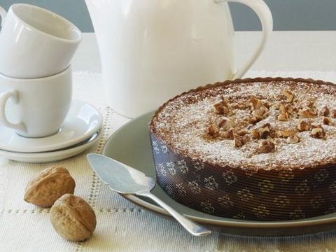 Walnut Cardamom Cake